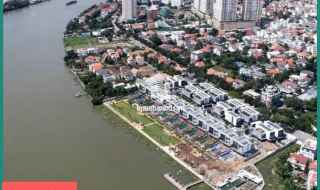 Bán biệt thự MT sông Sài Gòn bán đảo Thanh Đa - Bình Thạnh DT 1500m2 - có 938m2 thổ cư - giá 53 tỷ