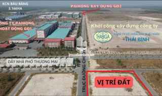 Bán gấp lô đất trung tâm KCN Bàu Bàng giá 9tr/m2