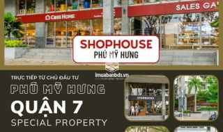 bán Shophouse Phú Mỹ Hưng mặt tiền Nguyễn Đức Cảnh - mua trực tiếp cđt - chiết khấu cao - lịch