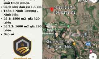 1.600m2 Đất Ninh Hòa, siêu rẻ chỉ 290 triệu, bao sang tên