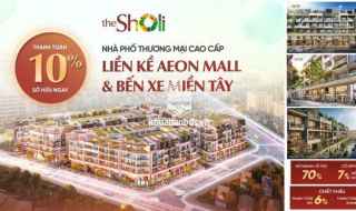 Shophouse kinh doanh, mặt tiền An Dương Vương, xây sẵn 5 tầng. Gần Aeon Mall Bình Tân
