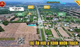 Saigonland Nhơn Trạch chuyên Mua bán Đất Nền Nhơn Trạch - Dự án Hud - XDHN - ECOSUN