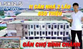 GIÁ TỔNG 850TR NHÀ 2 LẦU, GẦN CHỢ BÌNH CHÁNH, KHÔNG THỂ TIN ĐƯỢC