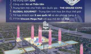 QUỸ CĂN VINHOME CỔ LOA GLOBAL GATE VỊ TRÍ ĐẸP VÀ GIÁ TỐT NHẤT THỊ TRƯỜNG