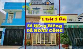 Nhà Đã Hoàn Công 3PN (5x15m). MT đường nhựa 14m. SHR