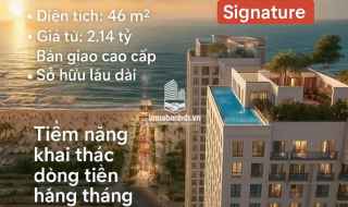 Không gian vừa đủ – tiện nghi tối đa – 1PN+ 49m² Signature