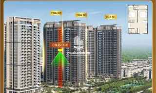 Chung cư Masteri Trinity Square – Vinhomes Ocean Park 2, Căn 1PN+ diện tích 49,3m2 hướng Đông Nam
