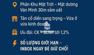  Sale Ngay Shophouse Phân Khu Mặt Trời: Mặt tiền đẹp – Lợi nhuận khủng!