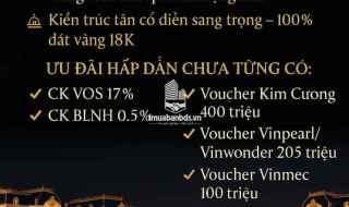 Bán Biệt Thự Hoàng Gia chỉ hơn 5 tỷ – chạm tới đỉnh vinh hoa!