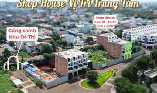 Mở bán shophouse view trường học cực đẹp, chiết khấu cao KĐT Trung Nguyên