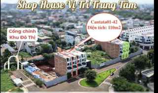 Bán shophouse trung tâm dự án Thành phố cà phê giá tốt, thanh toán chỉ 3.8 tỷ