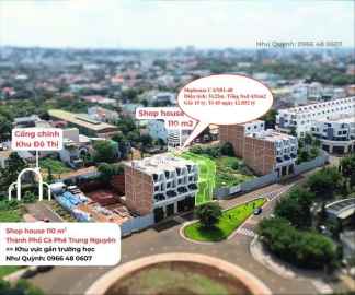 Shophouse Trung Nguyên giá tốt. chỉ 12.x tỷ view tiện ích đẳng cấp