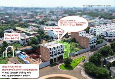 Shophouse Trung Nguyên giá tốt. chỉ 12.x tỷ view tiện ích đẳng cấp 