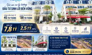 7,8 TỶ SỞ HỮU SHOPHOUSE MẶT PHỐ – 4 TẦNG, 132M² ĐẤT, 4 MẶT TIỀN ĐƯỜNG