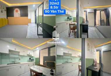 Cho thuê phòng full nội thất 32m2 TRỆT số 90 Yên Thế Tân Bình