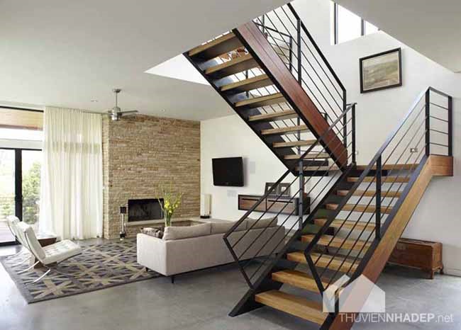 Mẫu thiết kế cầu thang đẹp, tiết kiệm dành cho nhà có diện tích nhỏ
