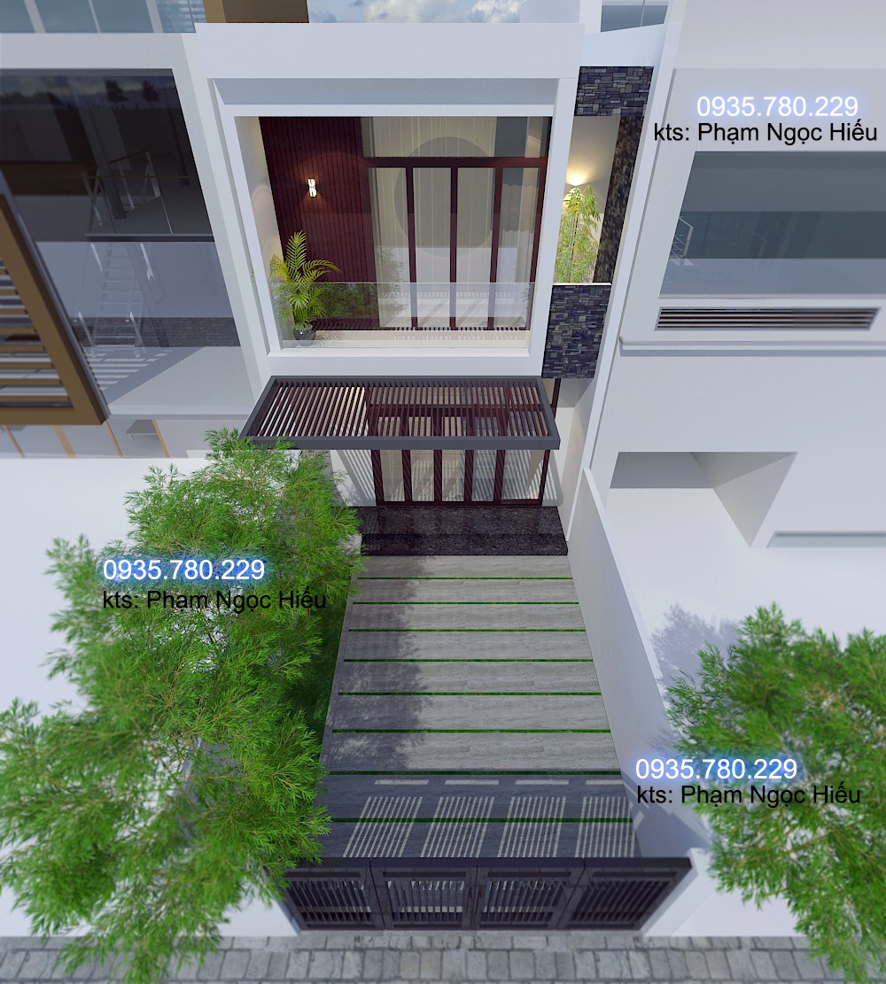 Mẫu nhà phố 2 tầng 800 TRIỆU 5×25 tuyệt đẹp thông thoáng Đà Nẵng