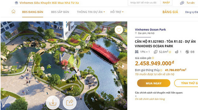 Vinhomes oNLine-imuabanbds