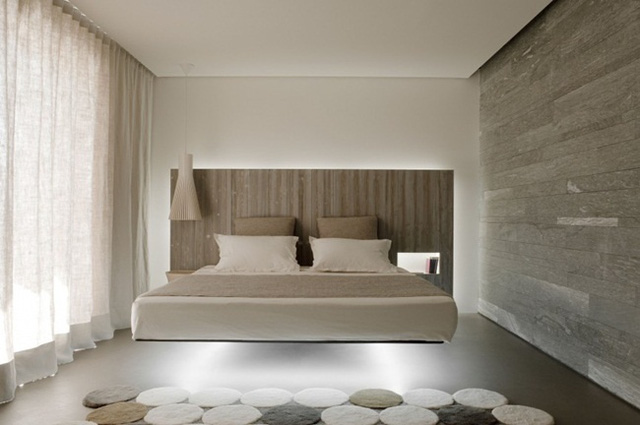 Giường nổi - Kiến trúc cách tân trong phòng ngủ mang nét độc đáo