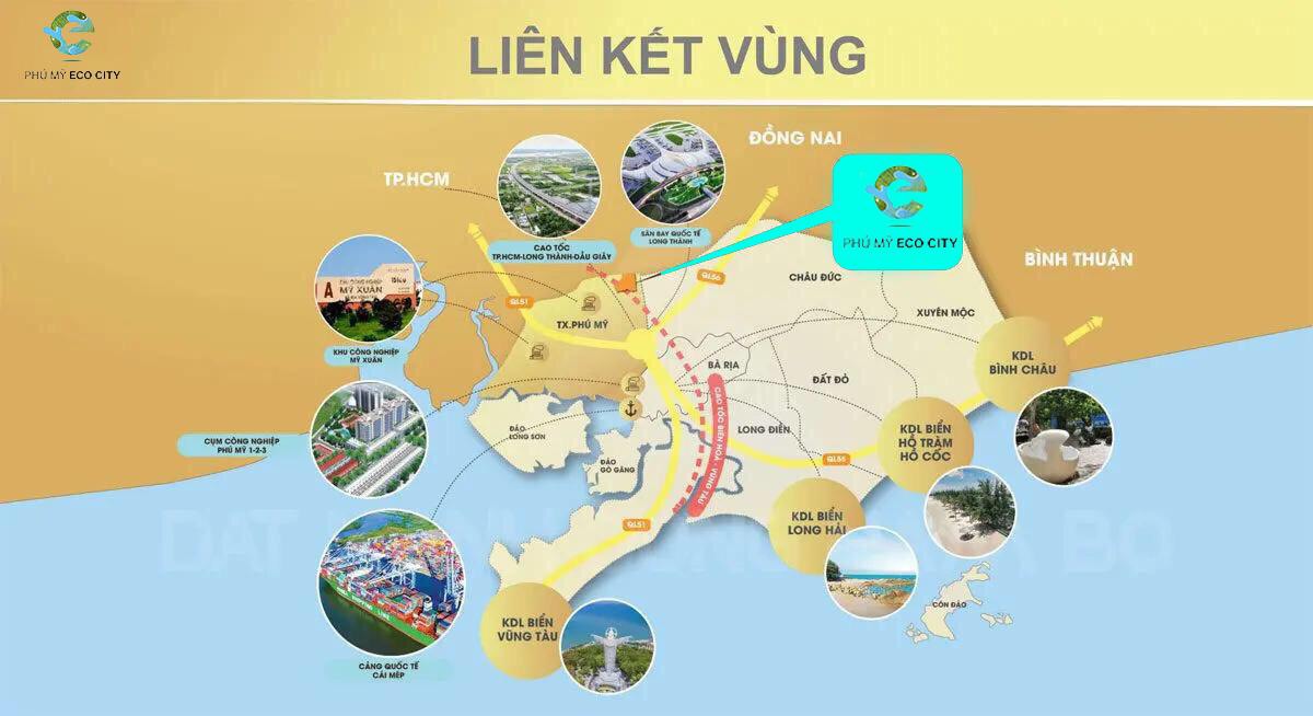 liên kết vùng phú mỹ eco city bà rịa vũng tàu