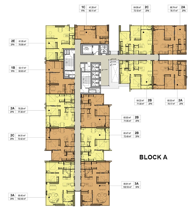 mặt bằng block a căn hộ kingdom 101 quận 10