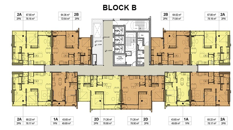 mặt bằng block b căn hộ kingdom 101 quận 10