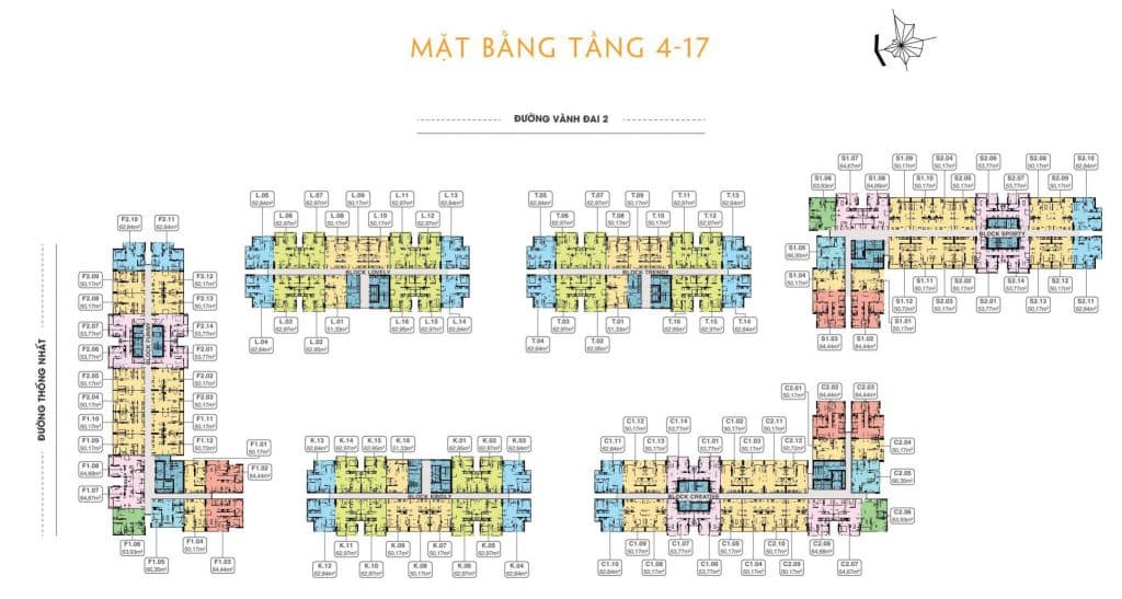 mặt bằng tổng thể căn hộ 9x next gen