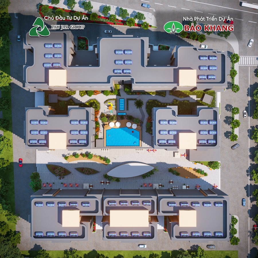 mặt bằng tổng thể căn hộ cosmo city 2 quận 7