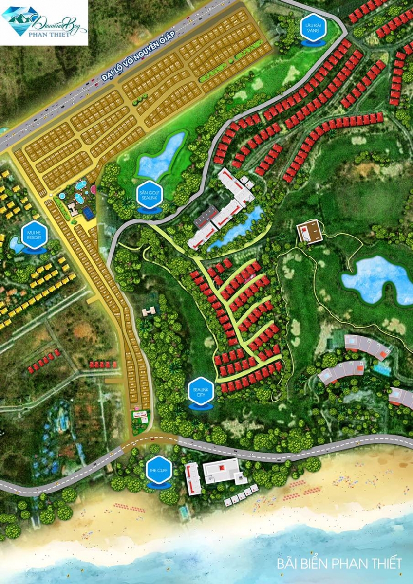 mặt bằng diamond bay phan thiết
