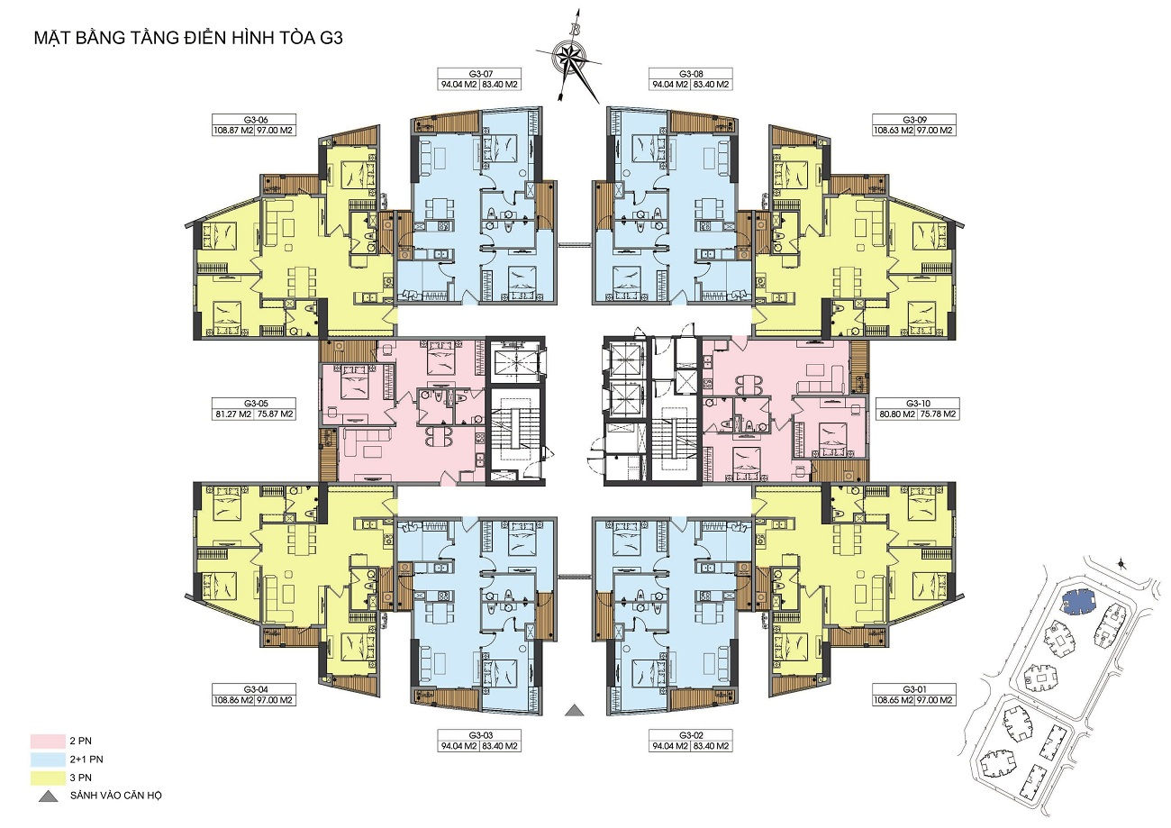 mặt bằng tầng chung cư le grand jardin sài thành