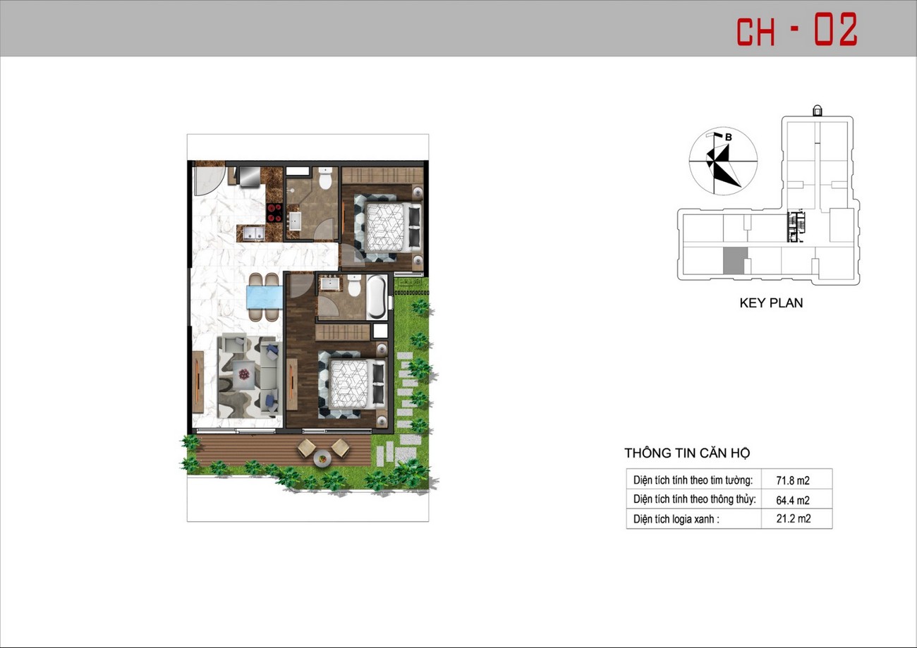 thiết kế căn hộ sunshine horizon quận 4