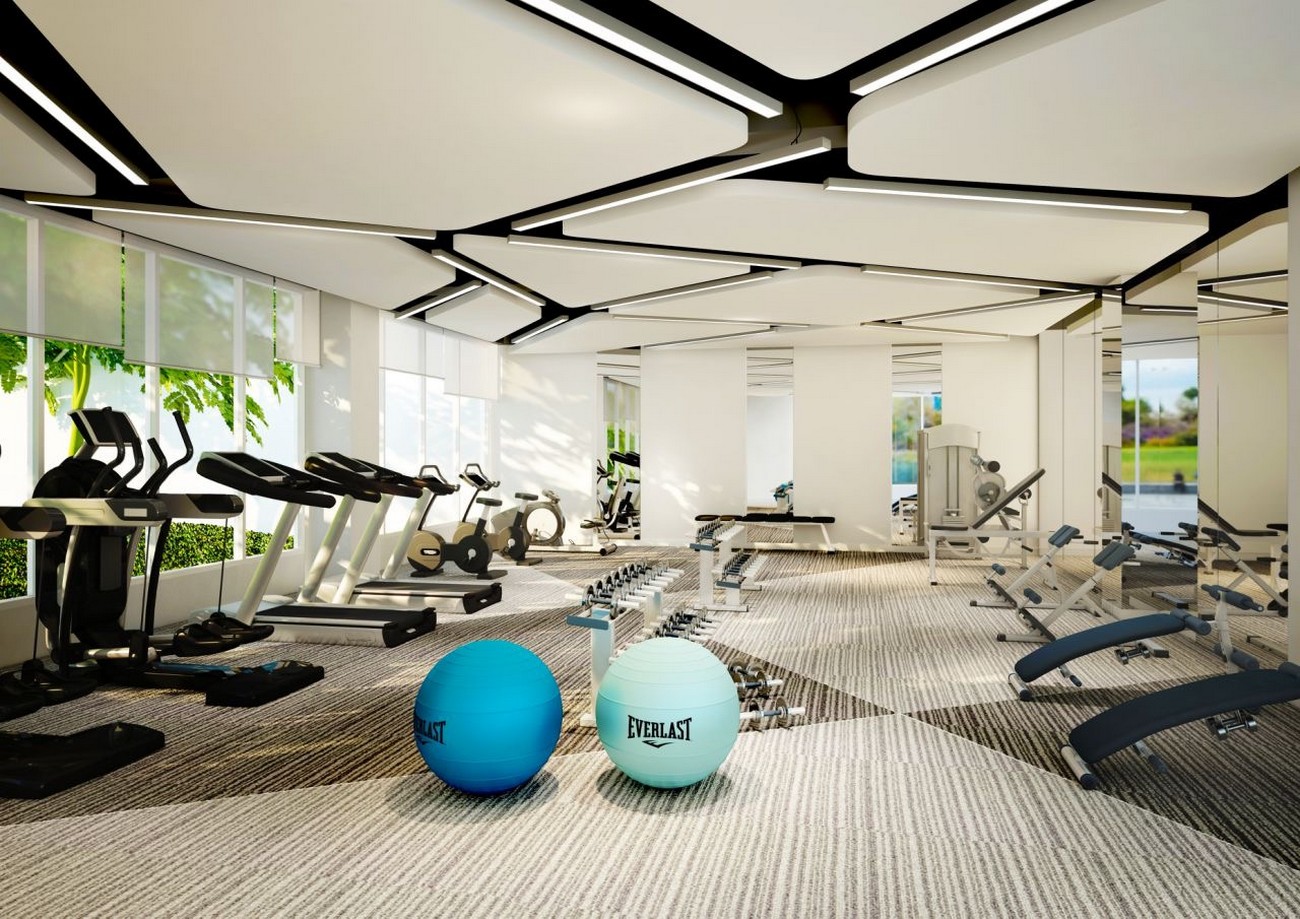 phòng gym căn hộ bcons miền đông