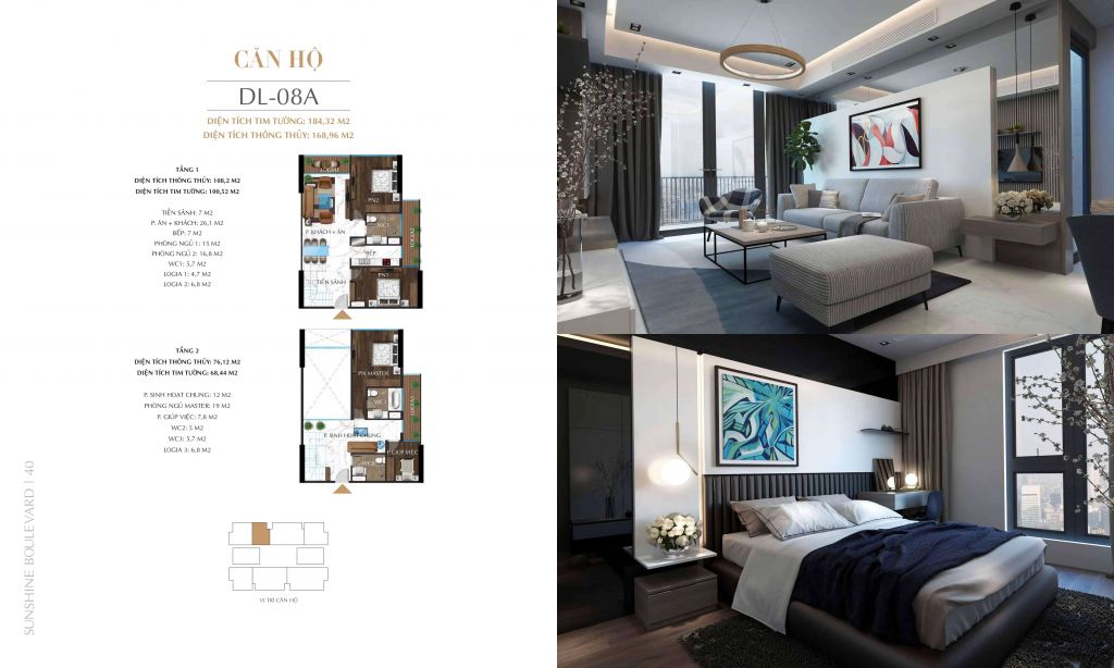 thiết kế căn hộ chung cư sunshine boulevard 3