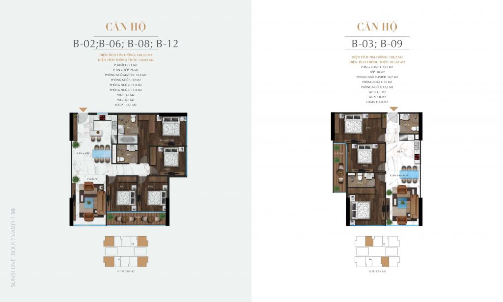 thiết kế căn hộ chung cư sunshine boulevard