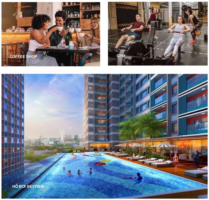 tiện ích căn hộ Grand Center Quy Nhơn