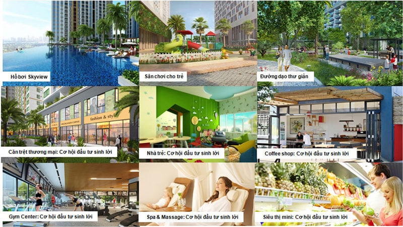 tiện ích đầy đủ căn hộ kingdom 101 quận 10