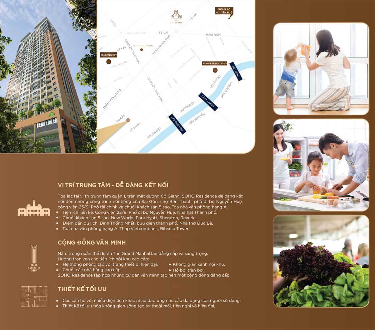 tiện ích ngoại khu căn hộ soho residence quận 1
