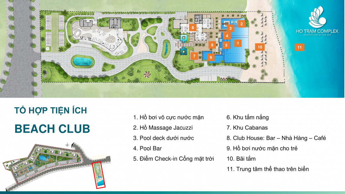 tiện ích nội khu căn hộ hồ tràm complex