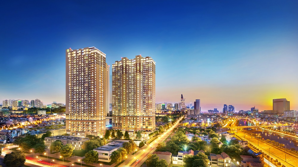 tổng quan căn hộ soho residence quận 1