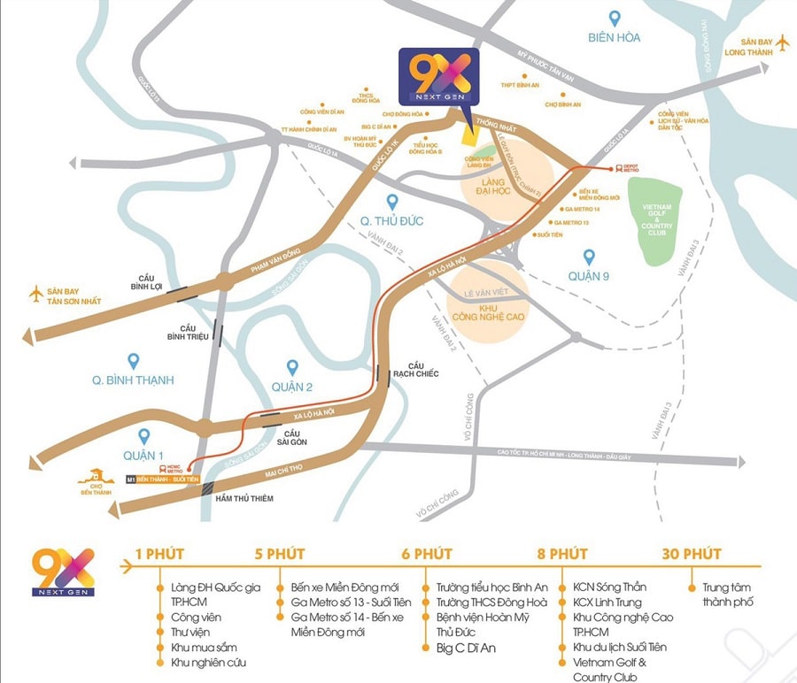 vị trí căn hộ 9x next gen