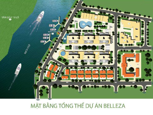mặt bằng chung cư belleza 1