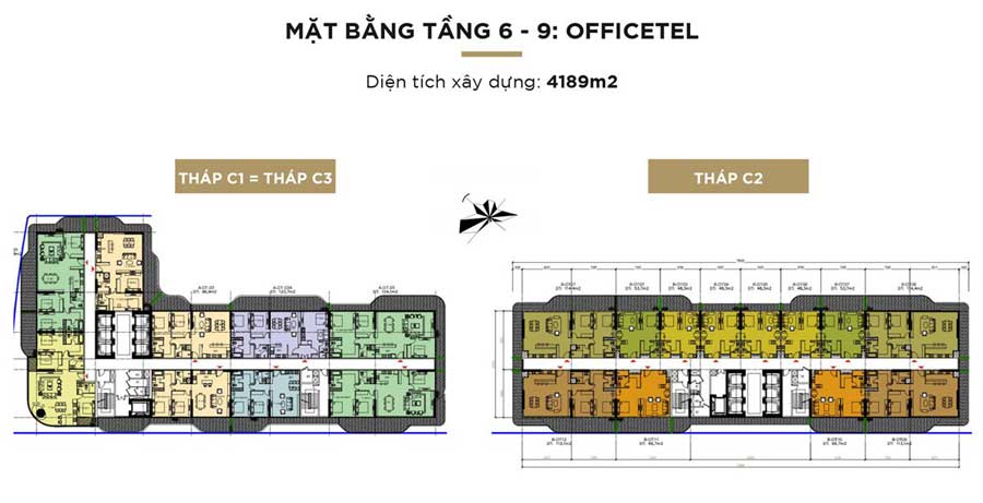 mặt bằng sunshine continental quận 10