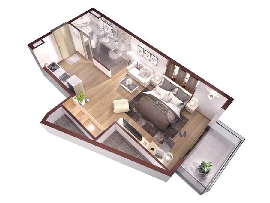 thiết kế căn hộ ocean vista 1