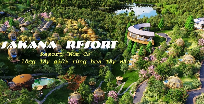 tổng quan sakana resort hòa bình