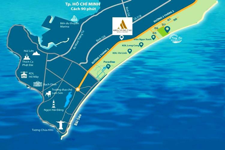 vị trí căn hộ aquamarine vũng tàu